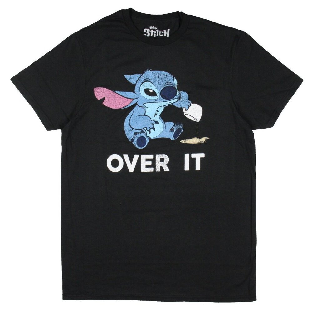 Disney Lilo & Stitch "Over It" tshirt, size large